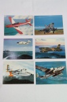Lote com 06 Catões Postais relacionados a Aviação - Militaria Força Aérea Brasileira