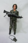 BONECO GI JOE 12 Polegadas - Vintage GI Joe Toy w/ Guns And Uniform (GI Joe com armas e uniforme).