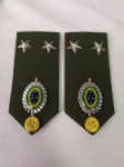 Par de Platinas de Oficial do Exército Brasileiro.