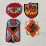 Lote com 04 PATCHES militares do Brasil