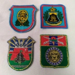 Lote com 04 PATCHES militares do Brasil