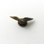 MILITARIA - Rara abotoadura da Aviação Naval com a águia olhando para o lado esquerdo. Anos 30. Mede 2,0 cm.