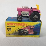 Brinquedo antigo - Matchbox Mod Tractor - Trator - Fabricado na Inglaterra, consta data 1972. as rodas giram livres. 