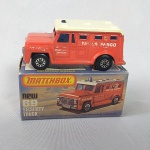 Brinquedo Antigo - Matchbox 69 Superfast - Security Truck - Caminhão de valores Wells Fargo - Fabricado na Inglaterra - Consta data 1978 - As rodas giram livres.