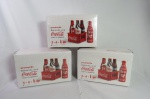 Lote com 03 Caixas lacradas das Garrafinhas com nomes da Coca-Cola