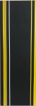 Lothar Charoux - Geomêtrico - Óleo sobre tela medindo 100x35 datado de 76 - asssinada no verso