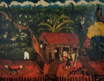 José Antonio da Silva, 'Fazenda' - Óleo sobre tela medindo 54 x 69,5 datado de 78, a.c.i.d 