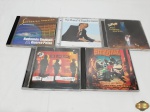 Lote de 5 cds originais para colecionador. Composto de Sebastião Tapajós, Richard Clayderman, etc.