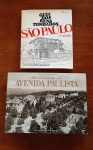 Lote com os livros `Guia dos bens tombados São Paulo` e `Álbum Iconográfico da Avenida Paulista`