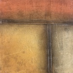 CHRISTIANE GRIGOLETTO - tecnica mista s/ tela, medindo: 50 cm x 50 cm (ótimo investimento, verificar historia no site: http://chrisgrigoletto.com.br)(precisa restauro)