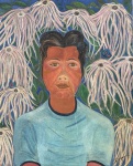 GUIGNARD (atribuido)- os madeira, não emoldurado, precisando de restauro e medindo 54 x 65 cm.