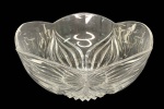 Bowl de fino cristal, medindo: 23,5 cm diâmetro x 12 cm alt.