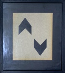 Willys DE CASTRO (1926-1988) - desenho nanquim s/ papel, datado 1958, medindo: 21 cm x 19 cm e 34 cm x 30 cm