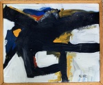 Franz KLINE (Attrib.) (1910-1962) - óleo s/ papel colado em cartão, medindo: 19 cm x 23 cm (todas as obras estrangeiras automaticamente são atribuídas) 