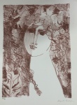 Augusto RODRIGUES (1913-1993) - gravura, (não emoldurado), medindo: 37 cm x 52 cm. (todas as gravuras serão vendidas no estado, podendo ter fungo ou rasgo, consultar)