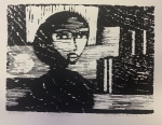 SAMICO-gravura medindo 21 x 30cm. Sem moldura.