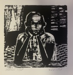 SAMICO-gravura medindo 21 x 30cm. Sem moldura.