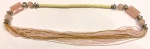 BIJUTERIA FINA - enorme colar de diversas pedras, medindo: 40 cm comp.
