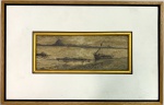 Giovanni CASTAGNETO (1851-1900) - oleo s/ madeira, medindo: 31 cm x 13 cm e 51 cm x 33 cm 
