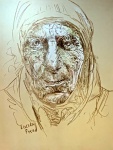 Lucian FREUD (Attrib.) (1922-2011) - Gigantesco tecnica mista s/ tela, medindo: 1,43 m x 1,10 m (todas as obras estrangeiras automaticamente são atribuídas)