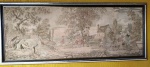 Quadro emoldurado em Gobelin - Mede: 202 x 82 cm 