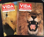 2 Livros Vida Selvagem - Animais da Savana - vol 1 e 2 - XX págs - No estado