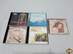 Lote de 5 cds originais, composto de Lis Story, Canto Gragoriano, etc.