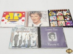 Lote de 5 cds originais, composto de Suzanne Ciani, Rod Stewart, etc.