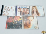 Lote de 5 cds originais, composto de Cássia Eller, Britney Spears, etc.