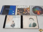 Lote de 5 cds originais, composto de Capital inicial, Chico Buarque, etc.