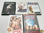 Lote de 5 dvds originais, composto de Os Normais, A lista de Schindler, etc.