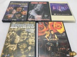 Lote com 5 dvd's originais, composto de Woodstock, Cássia Eller, etc.