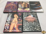 Lote com 5 dvd's originais, composto de Mart'nália, Santana, etc.