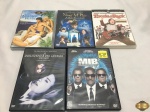 Lote com 5 dvd's originais, composto de Mib, Escola do Rock , etc.