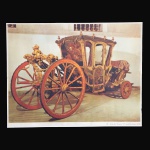 Antiga impressão de carruagem de n.º 20 -  Coche das "Infantas" (1.º metade do Século XVIII).  Exemplar de coleção e em excelente estado. Dimensões: 22 cm x 28,5 cm.