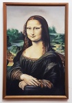 D´apré DA VINCI - MONALISA - Antiga pintura Escola Europeia, o.s.t, med. 60 x 40 cm. Não possui assinatura. Emoldurado.