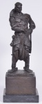 Escultura em bronze assinada A.Caringi, intitulada, O CAPATAZ, altura total 56 cm. https://pt.wikipedia.org/wiki/Ant%C3%B4nio_Caringi