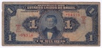Cédula de 1000 réis de 1919, R 077, autografada