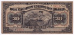 Cédula de 20.000 réis de 1911, R 116, autografada