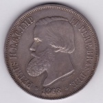 Moeda de prata, Brasil império, 2000 reis de 1868, P 633