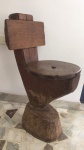 Cadeira de madeira design rústico