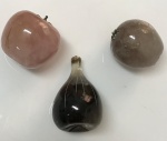 Frutas em pedra mineral 5cm diâmetro
