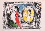 Marc Chagall. Antiga gravura. 39 x 56 cm.