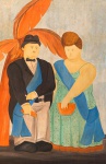 Fernando Botero - Excepcional O.S.T. Assinado no C.I.E. Assinado e intitulado no verso. Obra med. 180x125cm. Não pode ser enviado pelos Correios. Todas as obras estrangeiras são vendidas na categoria Atribuído.
