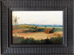 Frans Post - "Paisagem". O.S.M. Assinado no C.I.D. Obra med. 21x31cm. Todas as obras estrangeiras são vendidas na categoria Atribuído.