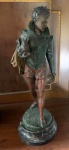 Lalouette - Séc. XX - Excepcional escultura de bronze francês. Assinada. Med. 42cm de altura.