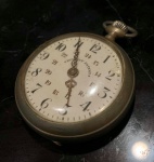 Roskopf Patent - Antigo relógio de bolso. Marcas do tempo. Não testado.