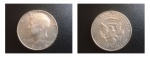 Moeda EUA Helf Dollar Prata 1968 30mm - SOB/MBC