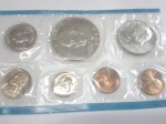 Conjunto de 07 moedas FC dos EUA 1974