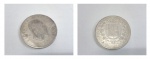 Moeda Italia 1869 Vitório Emanuel 25 gramas com marca de Solda